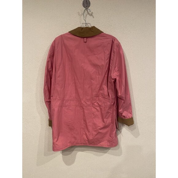 J.Crew Jacket Womens XS Pink Barn Chore Coat Corduroy Collar Button Pockets - Picture 6 of 6